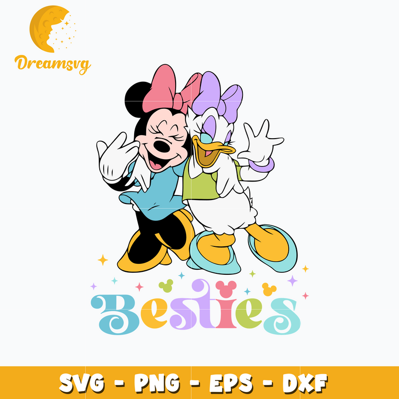 Minnie and daisy duck Besties svg