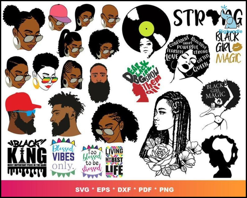2800+ HUGE AFRO SVG new Bundle, Bundle svg, eps, png, dxf