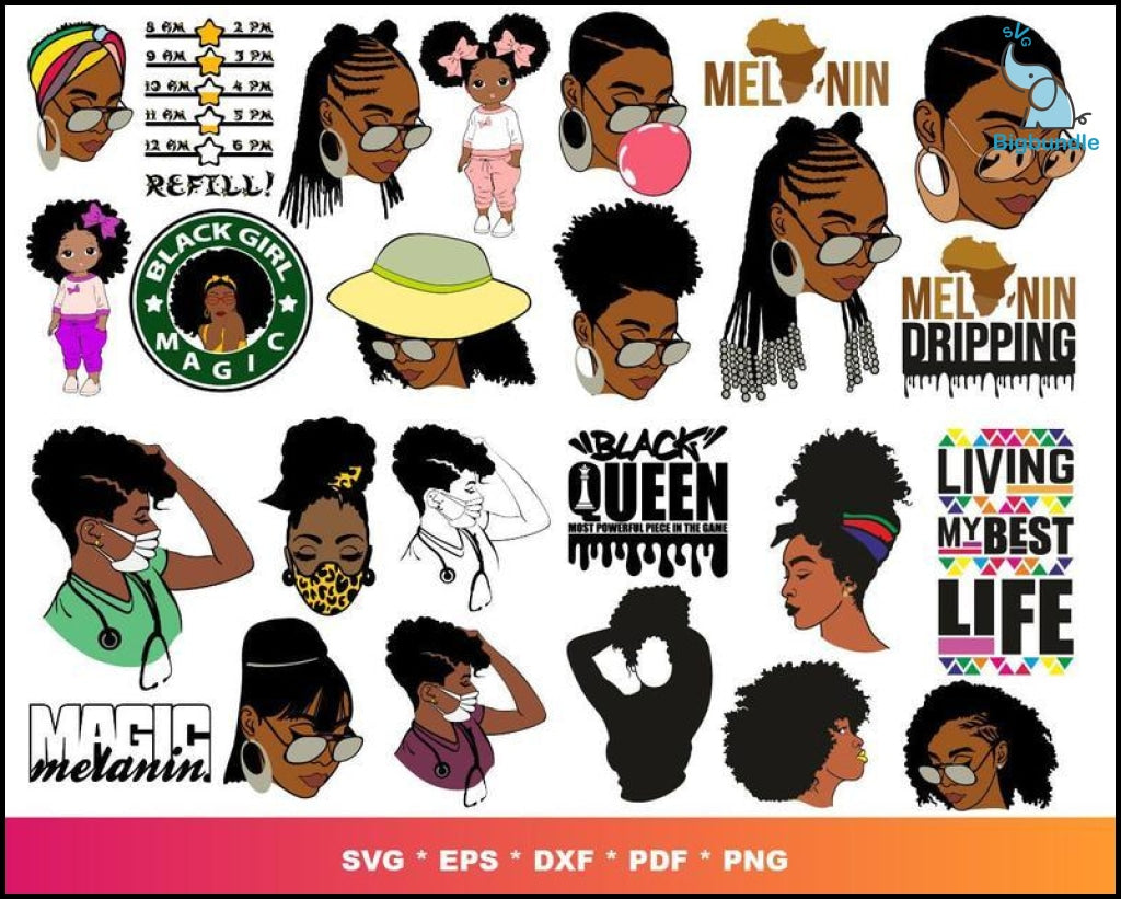 2800+ HUGE AFRO SVG new Bundle, Bundle svg, eps, png, dxf