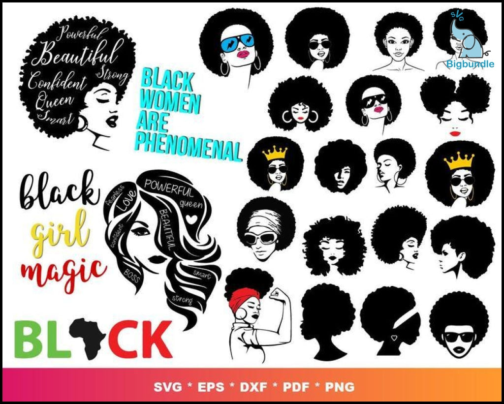 2800+ HUGE AFRO SVG new Bundle, Bundle svg, eps, png, dxf
