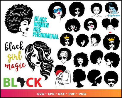 2800+ HUGE AFRO SVG new Bundle, Bundle svg, eps, png, dxf