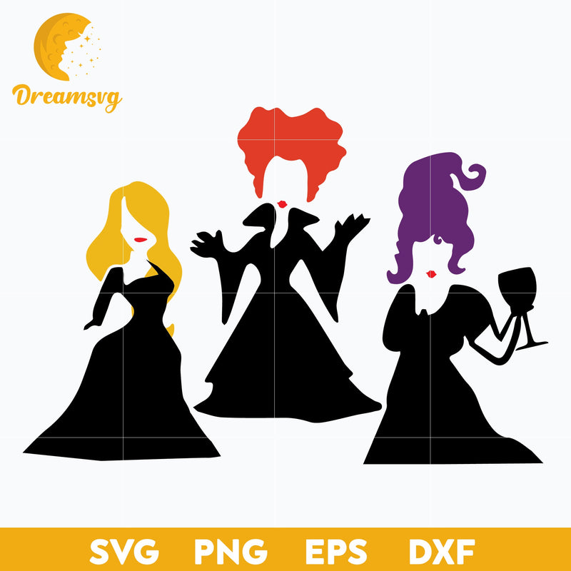 Hocus Pocus SVG, Sanderson Svg, Sanderson Sisters SVG, Halloween svg, png, dxf, eps digital file.