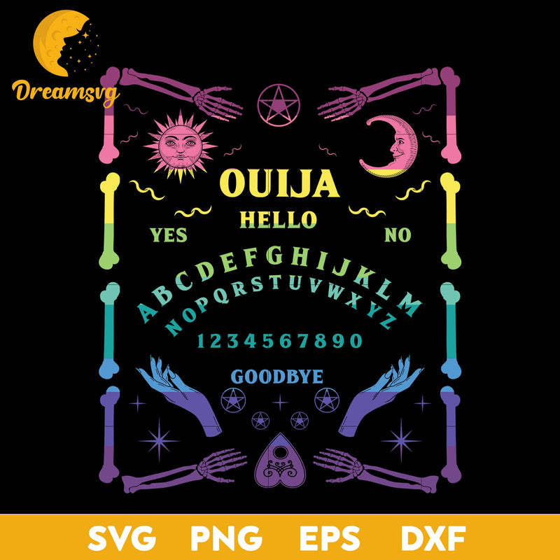 Witchcraft Ouija Board Goth Witch svg, Halloween svg, png, dxf, eps digital file.