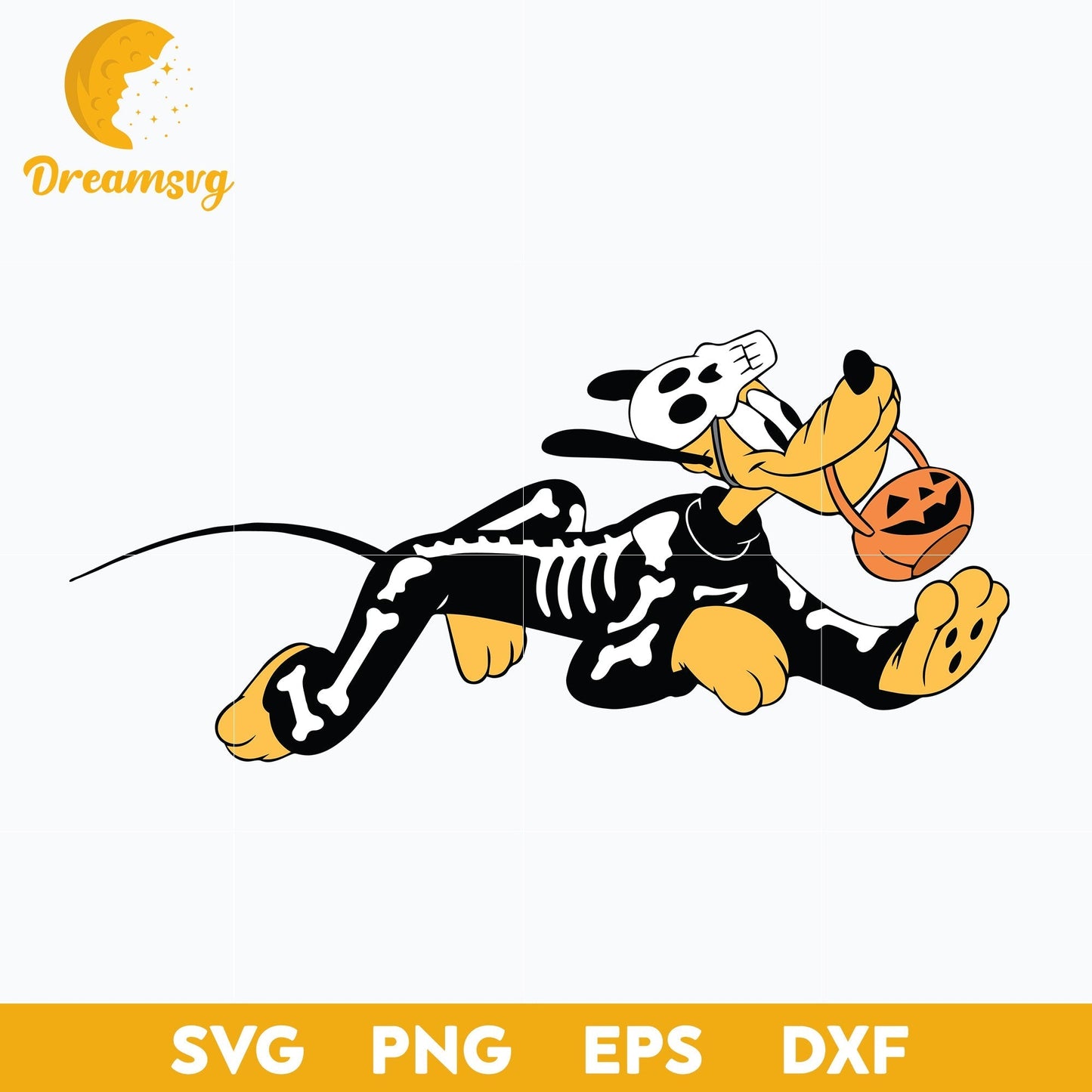 Pluto halloween Svg, Pluto Svg, Halloween Svg, png, dxf, eps digital file.