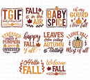 Autumn Clipart Bundle, SVG Files for Cricut / Silhouette