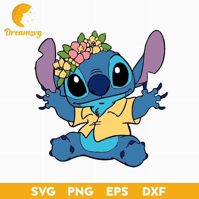 Stitch SVG, Stitch Cartoon SVG, Cartoon SVG, PNG, DXF, EPS Digital File