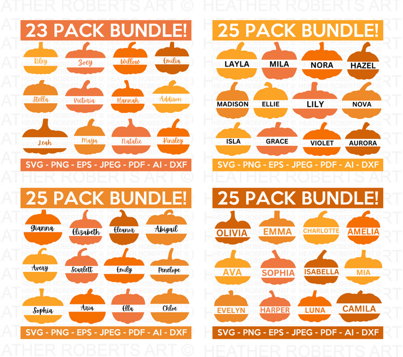 Pumpkin Mega SVG Bundle, 590+ Designs