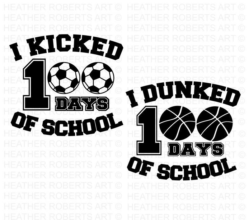 100 Days of School SVG Bundle