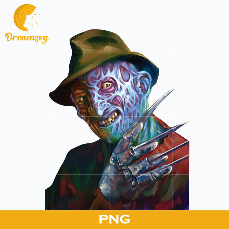 Freddy Krueger PNG, Freddy Krueger Halloween, Scary Halloween, Horror Characters, Halloween svg, png digital file.