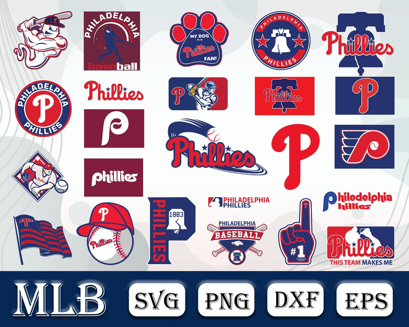 Philadelphia Phillies Bundle SVG, Phillies SVG, MLB SVG.