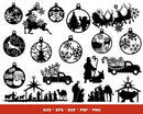 Christmas Ornament SVG, Christmas Ornament SVG For Cricut, Ornament Clipart
