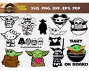 Baby Yoda Svg Bundle, Baby Yoda Svg, Baby Yoda Png, Baby Yoda Clipart, Baby Yoda Svg Cut files