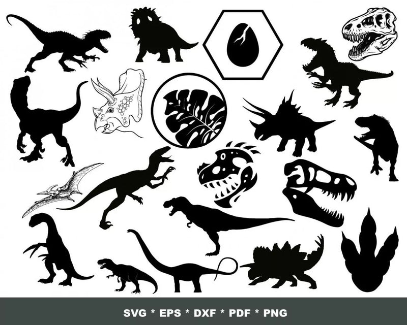 Jurassic World Clipart Bundle, Jurassic Park SVG Cut Files, Jurassic World Svg For Cricut, Jurassic Park Png