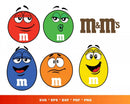 M and M'S SVG Bundle, M and M'S Logo SVG, M and M'S SVG For Cricut, M and M'S PNG Transparent, M & M'S Cricut Designs