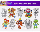 Muppet Babies SVG Bundle, Muppets SVG, Muppet Babies Cricut Designs, Muppet Babies Clipart
