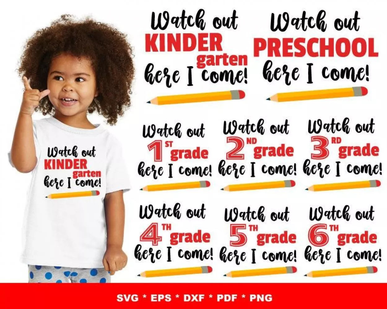 Back To School SVG Bundle 600+ Files For Cricut & Silhouette