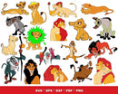 Lion King SVG, Simba SVG Files, Lion King SVG For Cricut, Lion King Silhouette Vector Cut Files