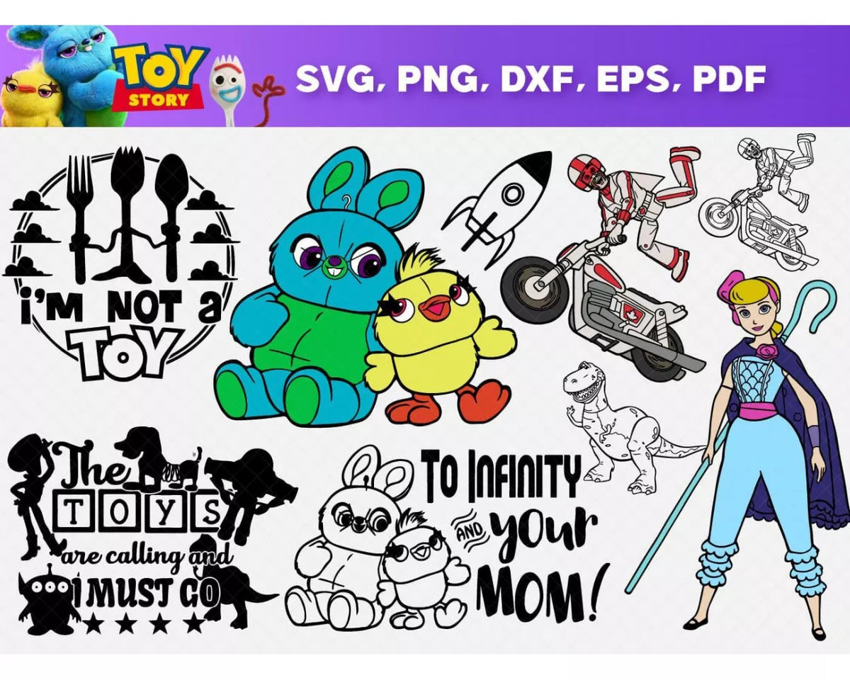 Toy Story SVG Bundle, Toy Story Birthday SVG, Buzz Lightyear SVG For Cricut, Toy Story PNG Transparent, Toy Story Clipart