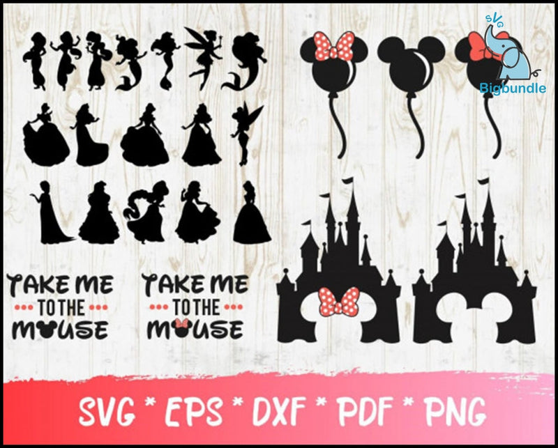 300+ DISNEY SUPER SVG BUNDLE 2.0