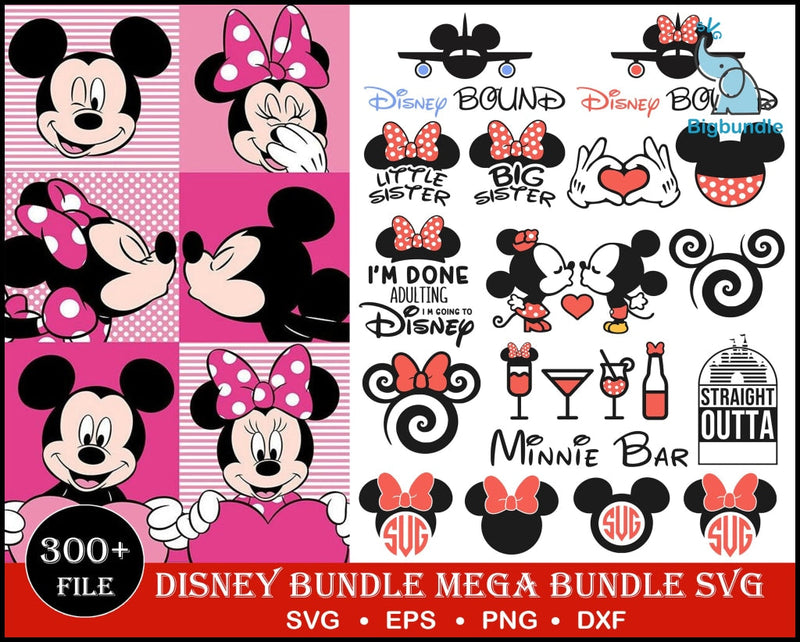 300+ DISNEY SUPER SVG BUNDLE 2.0