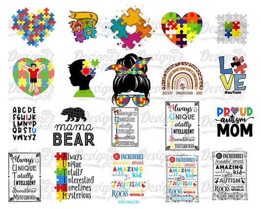 Autism Svg Bundle - Digital download