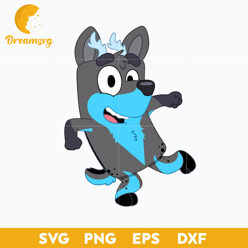 Bluey Svg, Bluey character svg, Bluey Cartoon svg, Bluey dog cartoon Svg, cartoon svg, png, dxf, eps digital file.