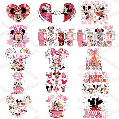 Cartoon disney Valentine Png Bundle