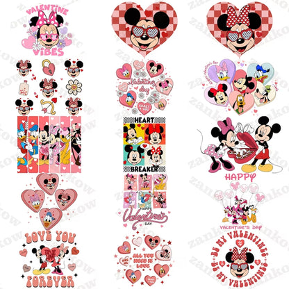 Cartoon disney Valentine Png Bundle