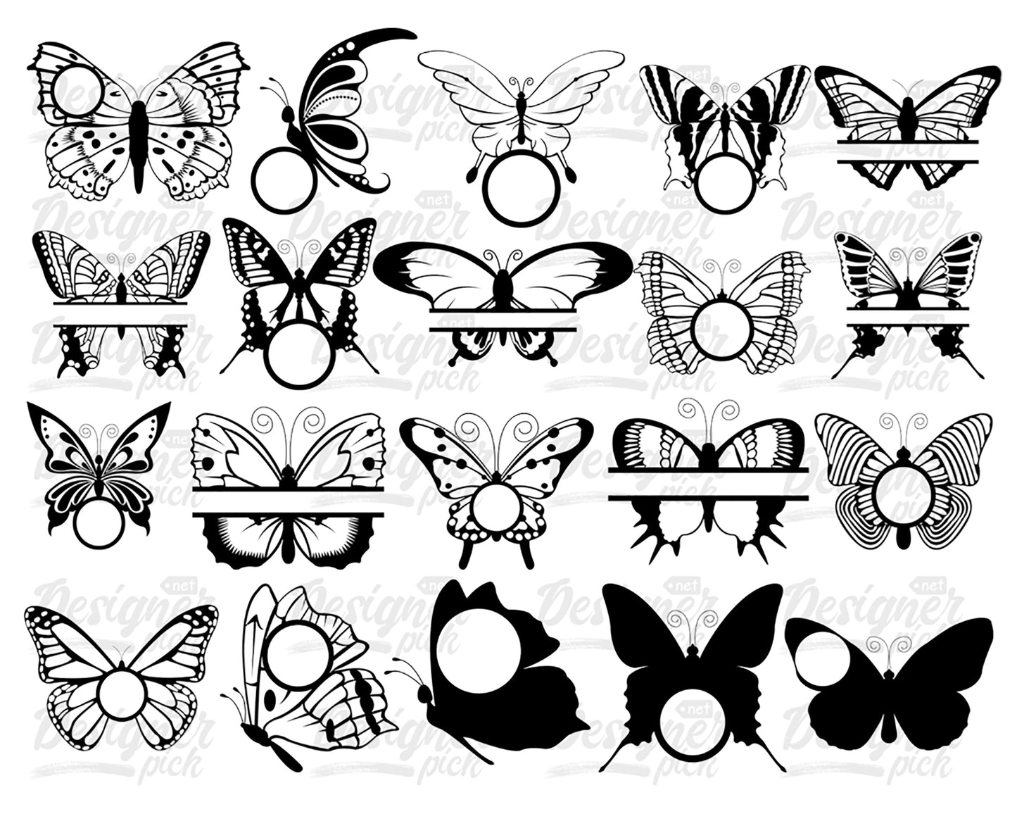 Butterfly SVG Bundle - Digital download