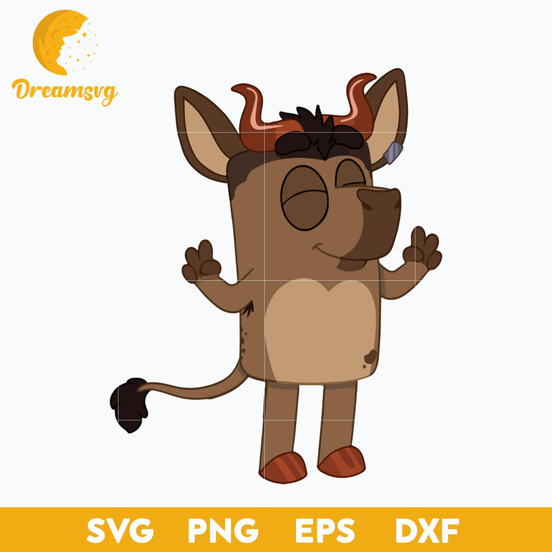 Bluey Svg, Bluey character svg, Bluey Cartoon svg, Bluey dog cartoon Svg, cartoon svg, png, dxf, eps digital file.