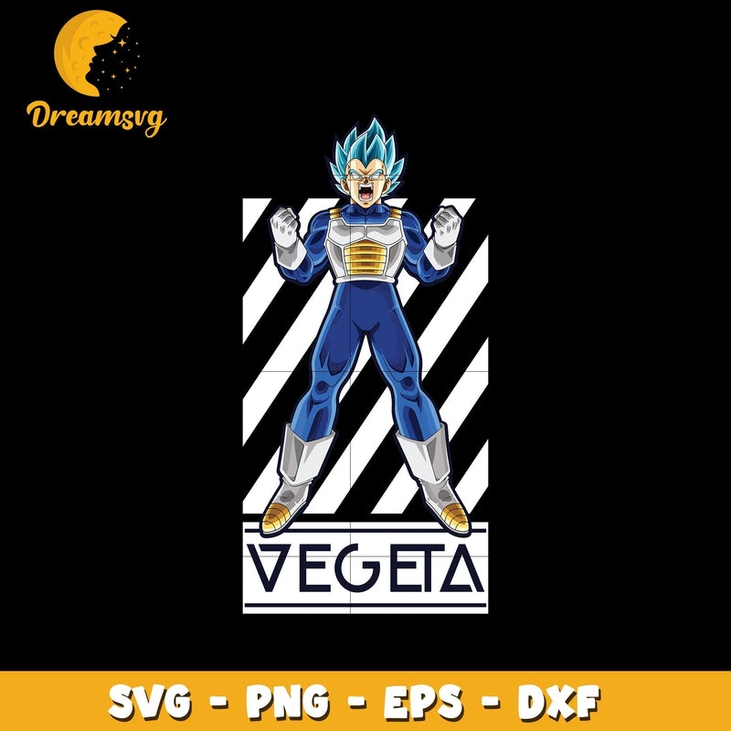 Vegeta Super Saiyan Blue Svg, Dragon Ball Svg