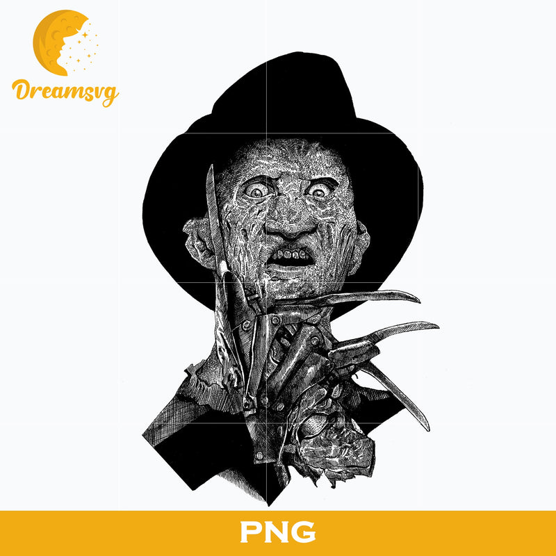 Freddy Krueger PNG, Freddy Krueger Halloween, Scary Halloween, Horror Characters, Halloween svg, png digital file.