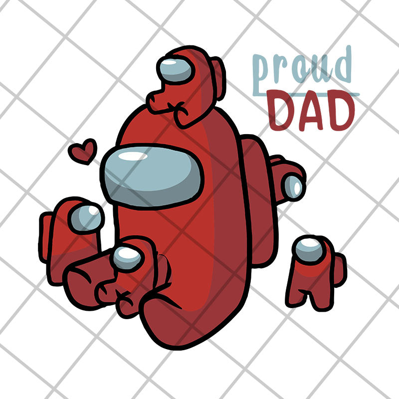 proud dad svg, png, dxf, eps digital file FTD06052115