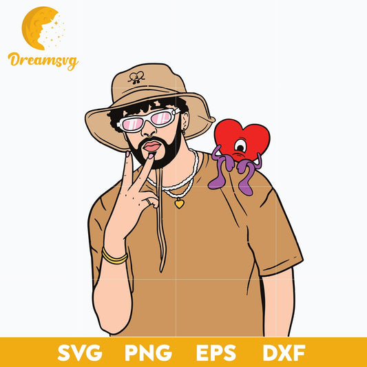 Bad Bunny svg, Un Verano Sin Ti Svg, layered svg, cricut svg, files for cricut, png, dxf, eps digital file.