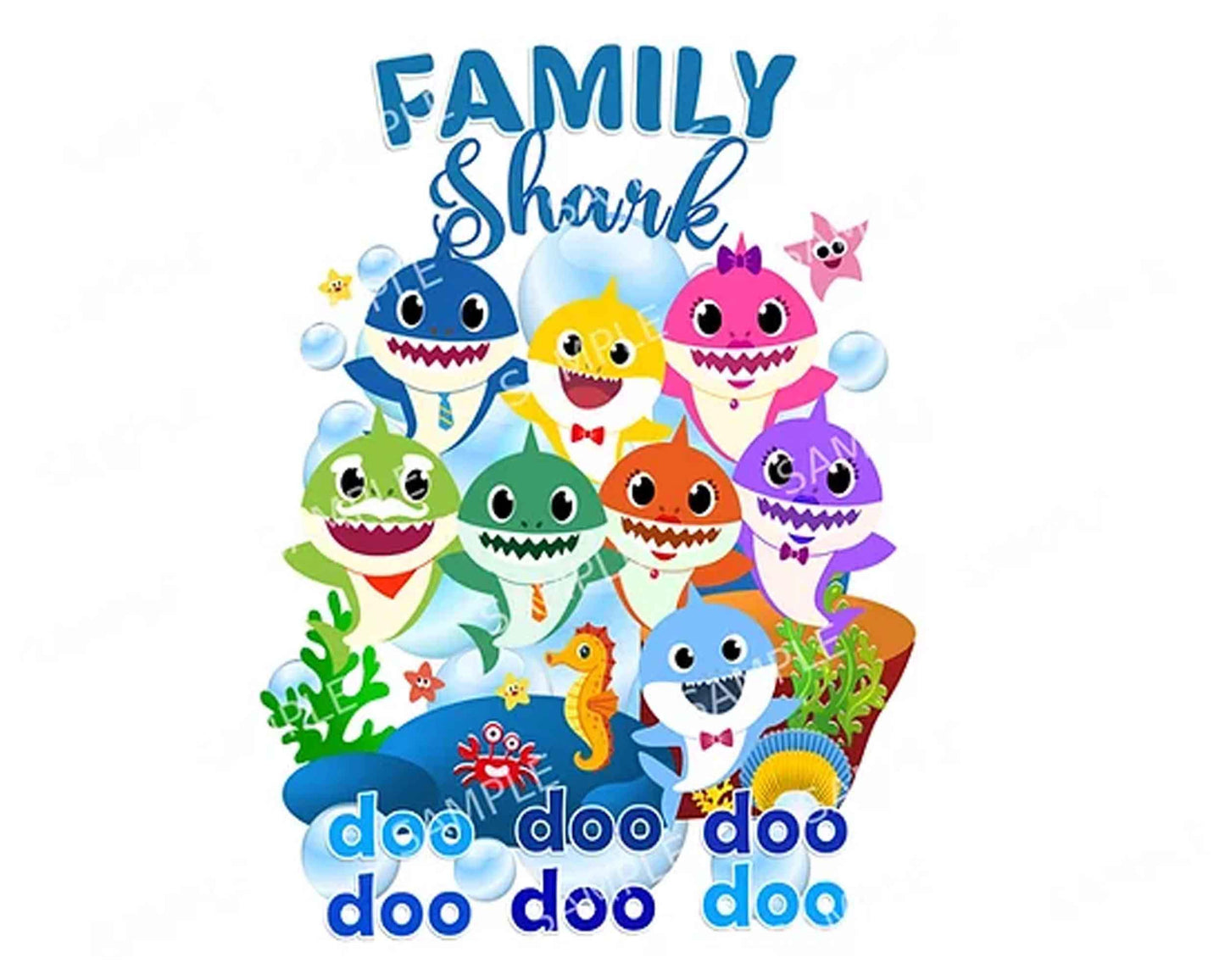 35+ Baby Shark PNG  Mega Bundle, Bundle Baby shark family designs, Digital files