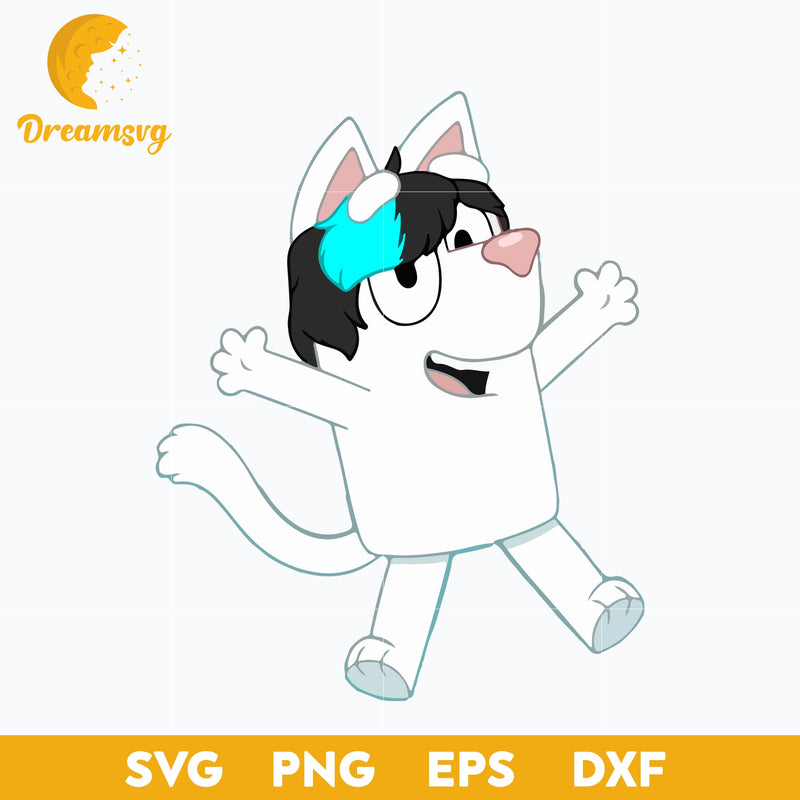 Bluey Svg, Bluey character svg, Bluey Cartoon svg, Bluey dog cartoon Svg,cartoon svg, png, dxf, eps digital file.