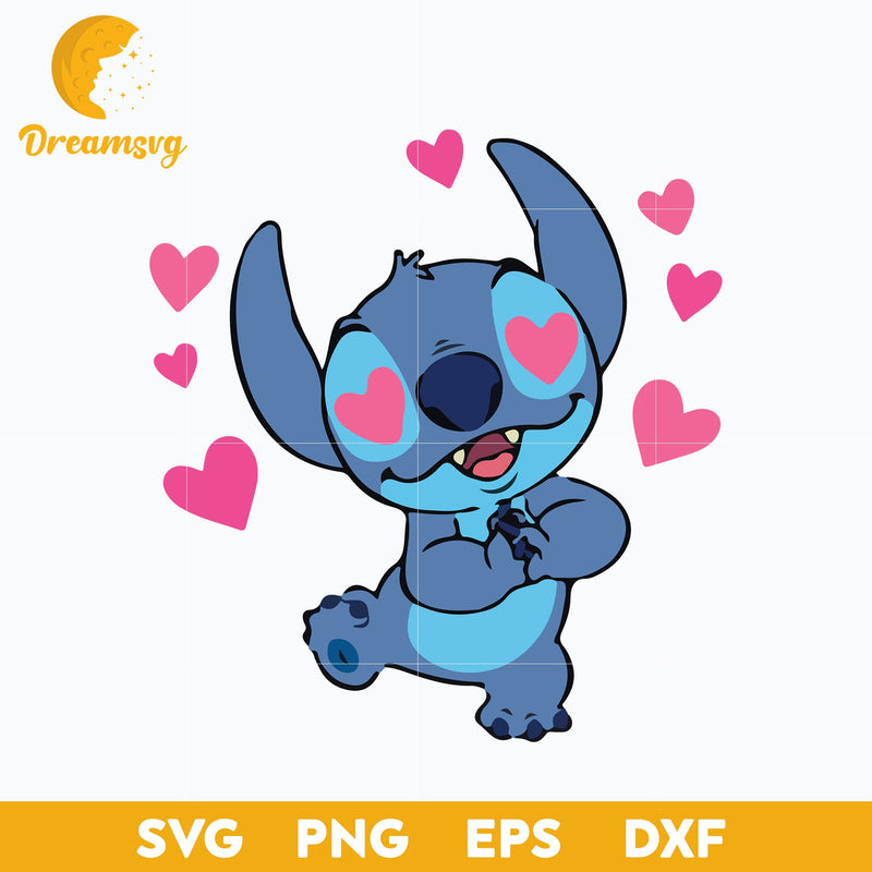 Stitch Cartoon SVG, Lilo and Stitch SVG, Cartoon SVG, PNG, DXF, EPS Digital File ST002456