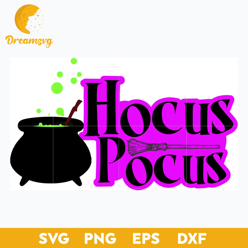 Hocus Pocus SVG, Halloween svg, png, dxf, eps digital file.