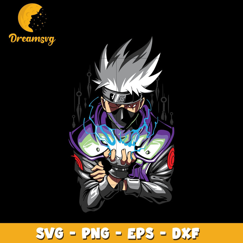 Kakashi power Svg, Anime Svg, Naruto Svg