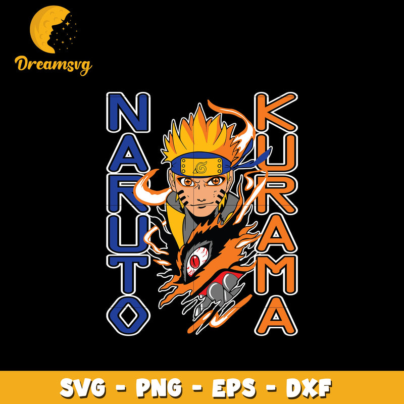 Naruto kurama Svg, Anime Svg, Naruto Svg