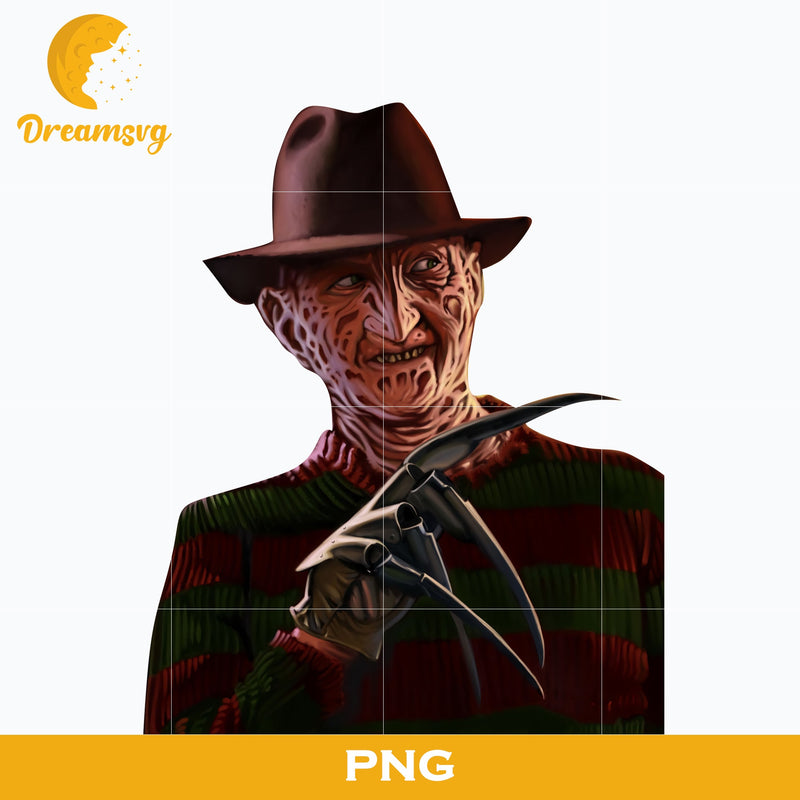 Freddy Krueger PNG, Freddy Krueger Halloween, Scary Halloween, Horror Characters, Halloween svg, png digital file.