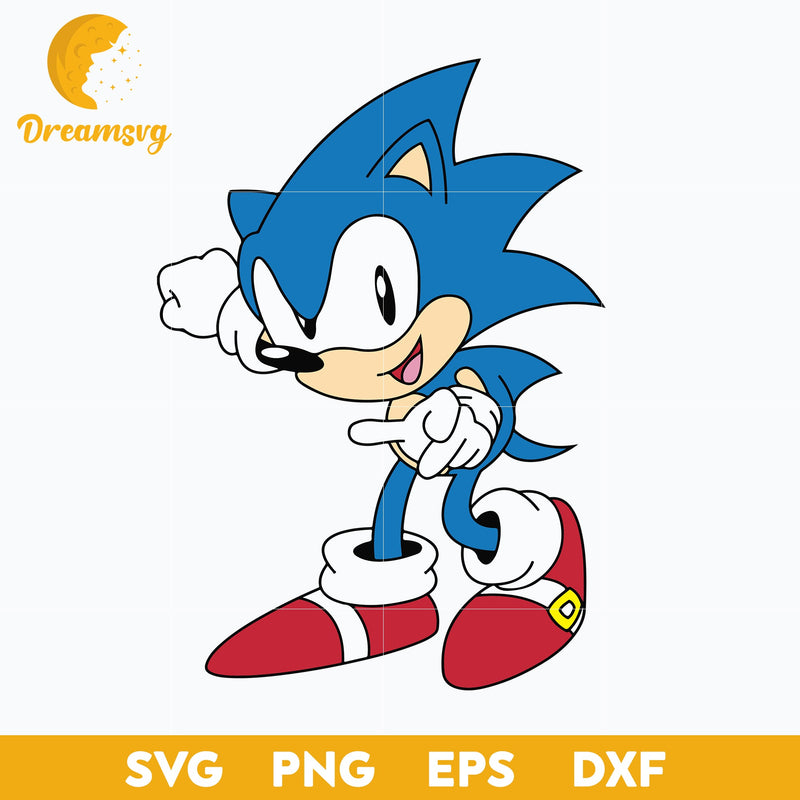 The Hedgehog Svg, Sonic Svg, Sonic Head Svg, Face Svg, Characters SVG, Cut files for Cricut, Cartoon svg, png, dxf, eps file.