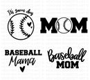 Baseball Mom SVG Bundle, Cliparts for Cricut / Silhouette