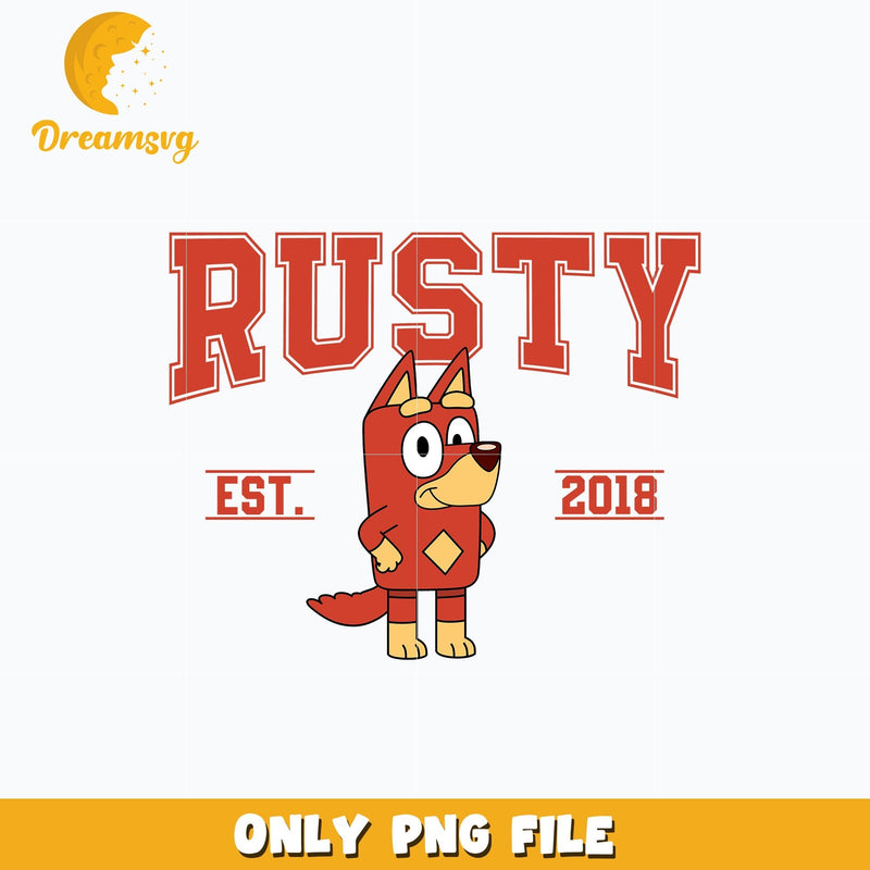 Bluey Rusty est 2018 png