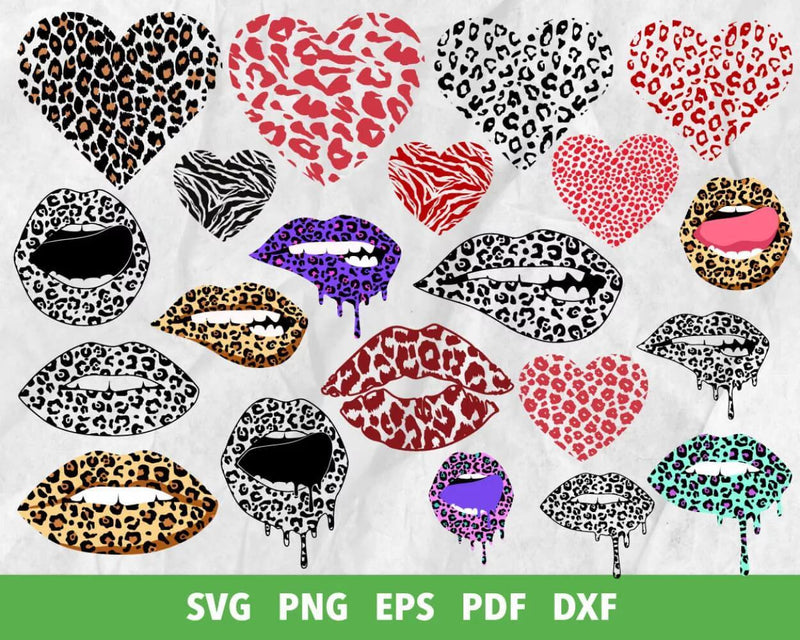 Animal Print SVG Bundle, Cut Files & Clipart For Cricut & Silhouette