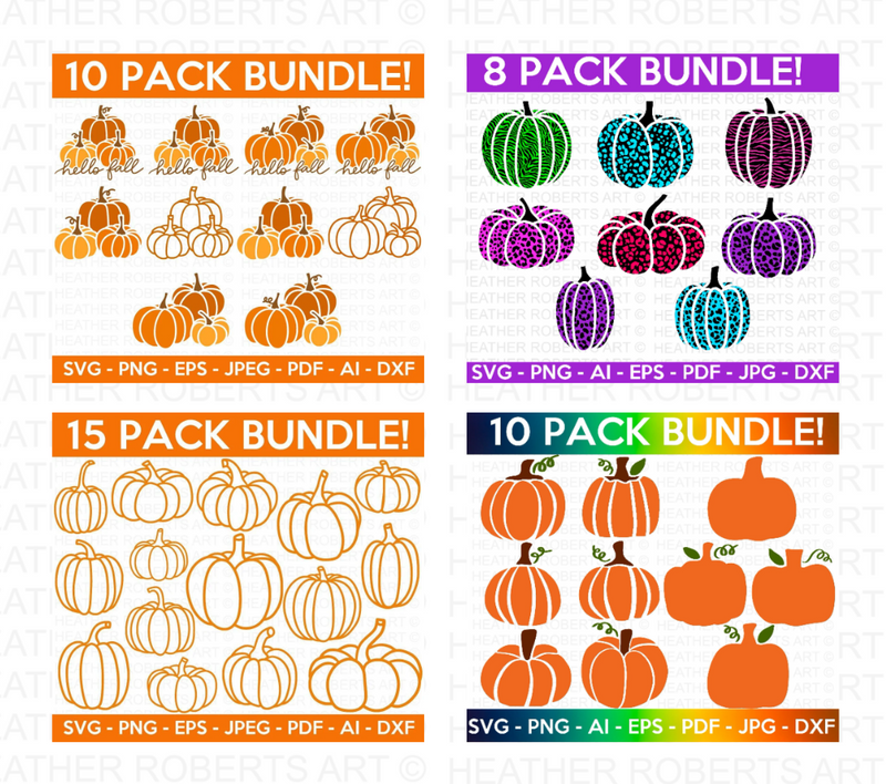 Pumpkin Mega SVG Bundle, 230+ Designs