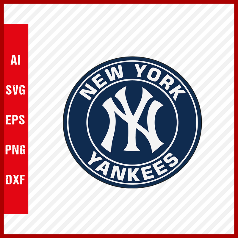 New York Yankees Logo MLB Svg Cut Files Baseball Clipart