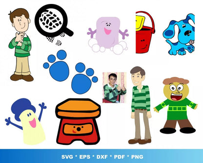 Blues Clues SVG Bundle 25+ Files For Cricut & Silhouette