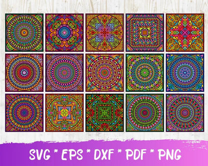 Mandala SVG Bundle 60+ Files For Cricut & Silhouette