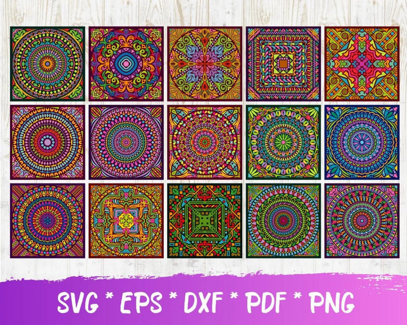 Mandala SVG Bundle 60+ Files For Cricut & Silhouette